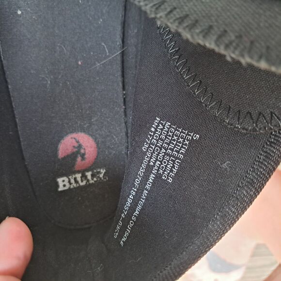 BILLY Footwear Kid Haring Hi-Top Sneaker Black Iridescent Cheetah 5 Adaptive Zip - Picture 6 of 8